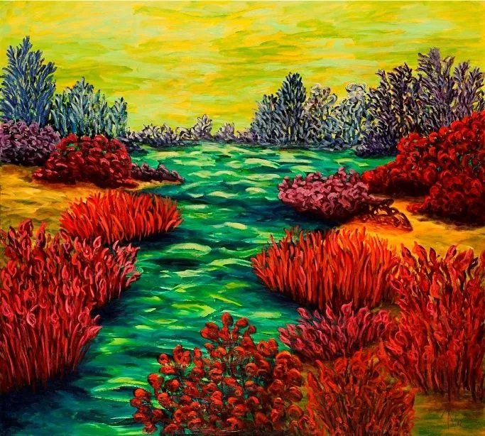 La cuestión del paisaje. Maggie de Koenigsberg: «Pintar es tirar ... La cuestión del paisaje. Maggie de Koenigsberg: «Pintar es tirar ...