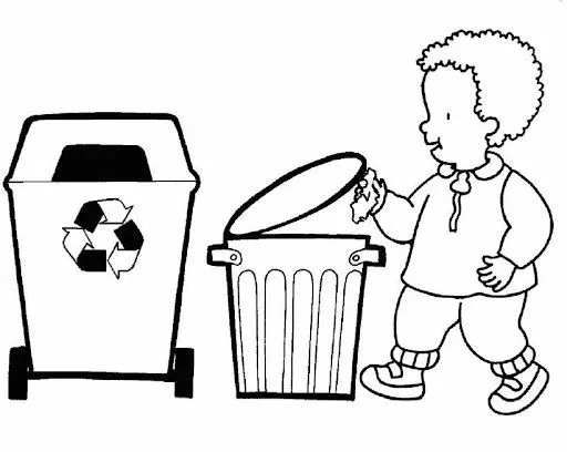 Cuidado el medio ambiente para colorear - Imagui