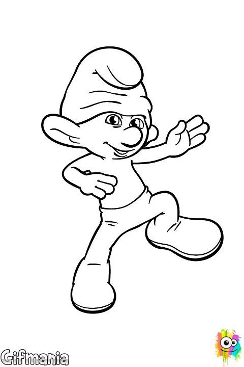 Cuidado, que llega Pitufo Tontín para colorear! #pitufotontin ...