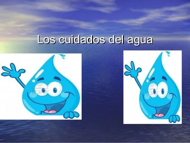 Los cuidados del agua.lucas moreno