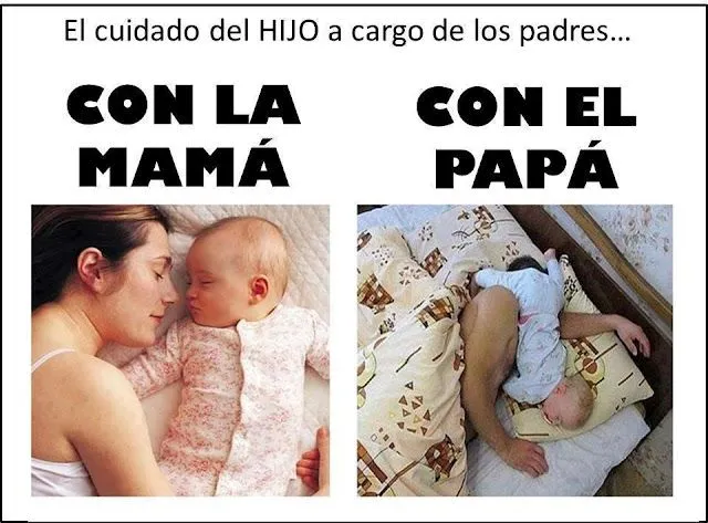 Cuidando al bebe | Memes