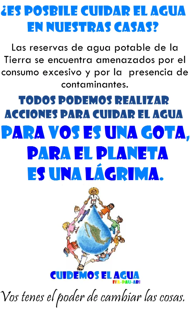 Cuidar el agua