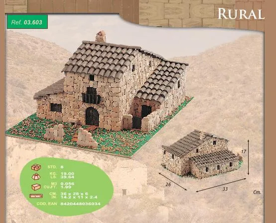 CUIT 3603- kit maqueta construcción " CASA RURAL, EL CASERÍO ...