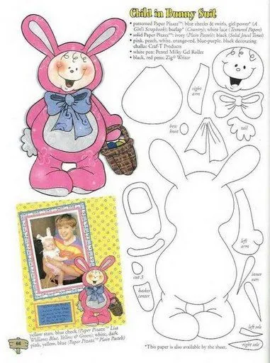 Cultura Infantil: Molde goma eva pascua
