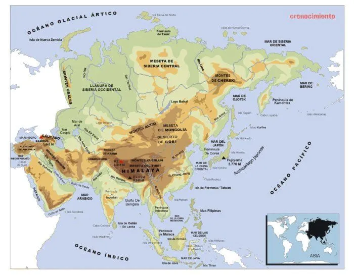 culturambo: Mapas físicos