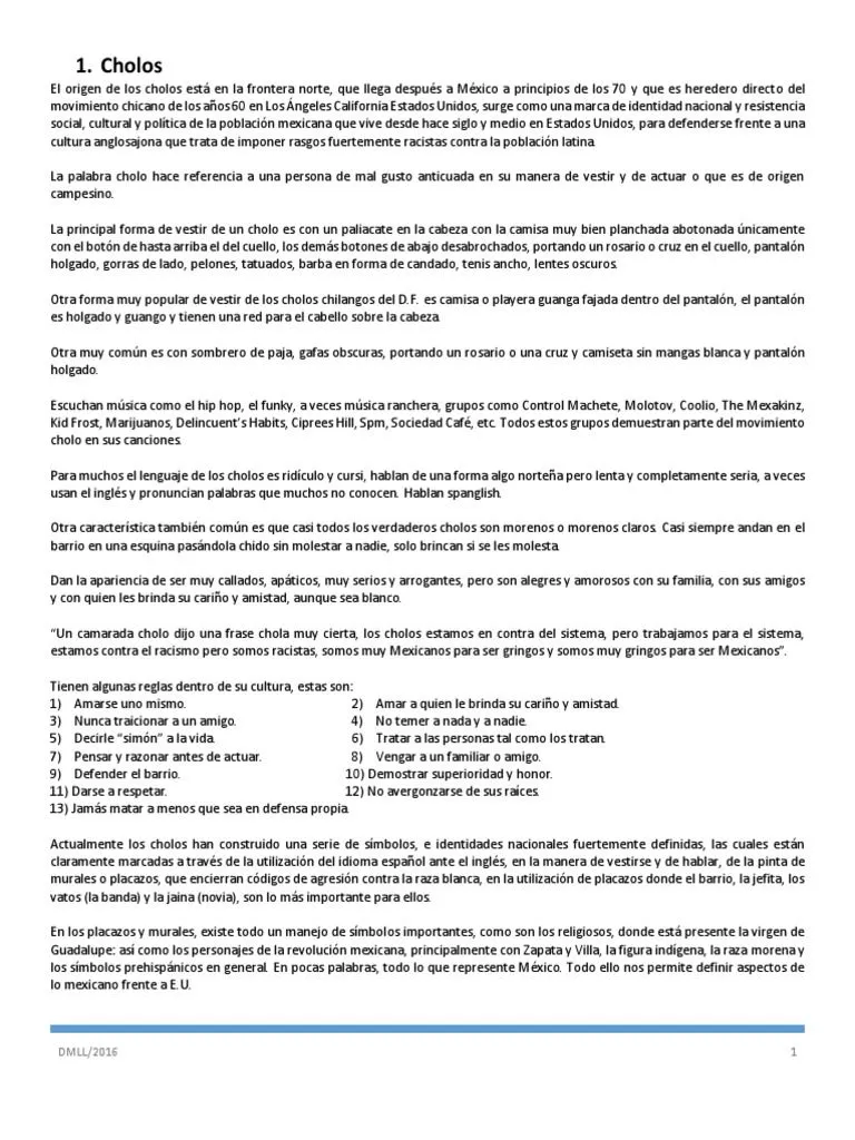 Culturas Juveniles | PDF | Roupas | Entretenimento (geral) Culturas Juveniles | PDF | Roupas | Entretenimento (geral)