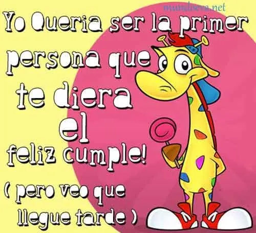 cumple atrasado (5) | cumpleaños | Pinterest