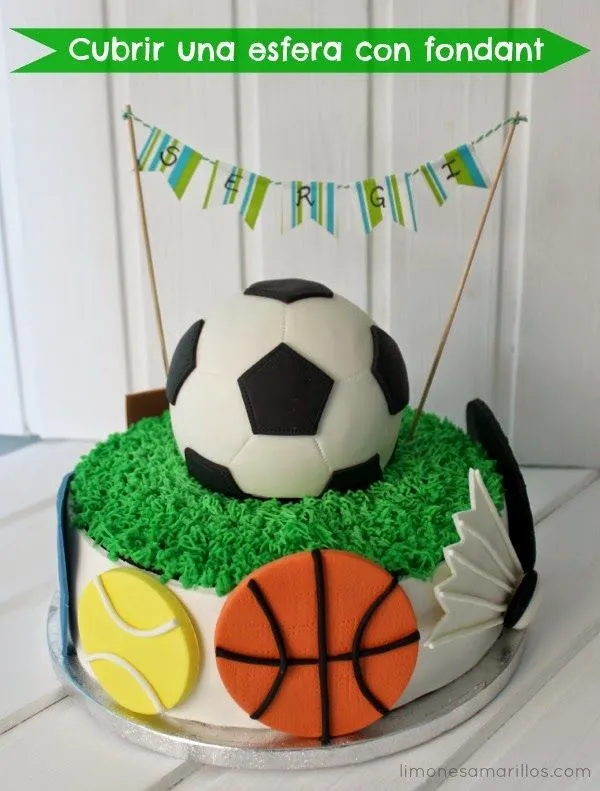 Tutorial: Cómo hacer una pelota de fútbol con fondant paso a paso ... Tutorial: Cómo hacer una pelota de fútbol con fondant paso a paso ...