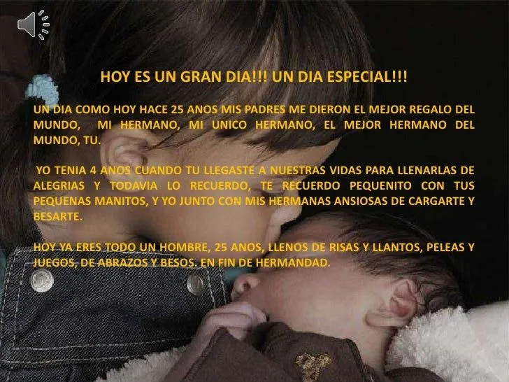 CUMPLE DE MI HERMANO