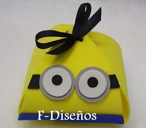 Cumple Minions | Souvenirs Canasta Bolsita Golosinera De Goma Eva ... Cumple Minions | Souvenirs Canasta Bolsita Golosinera De Goma Eva ...