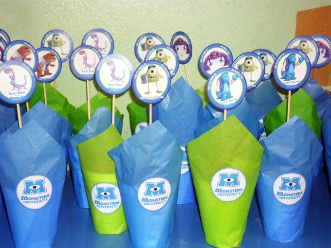 CUMPLE MONSTER UNIVERSITY | Invitaciones Giraluna