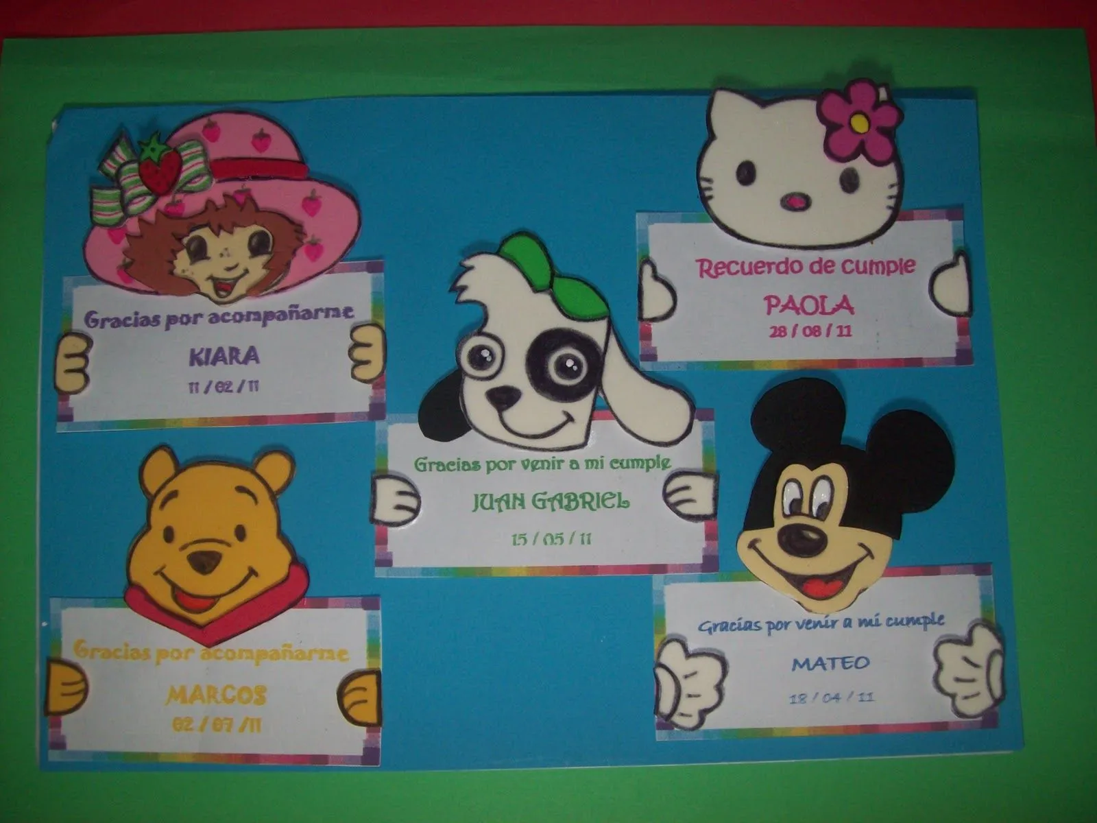 Todo para tu cumple!!: Souvenirs Infantiles de goma eva con imán y ... Todo para tu cumple!!: Souvenirs Infantiles de goma eva con imán y ...