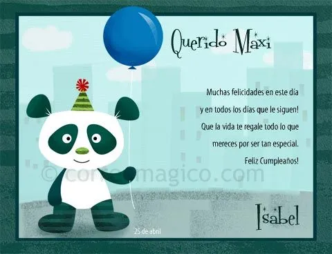 FELIZ CUMPLE CON UN PANDITA - Imagui