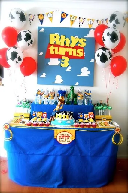 Mesa principal, ideas para decorar - Cumple Temático Toy Story ... Mesa principal, ideas para decorar - Cumple Temático Toy Story ...