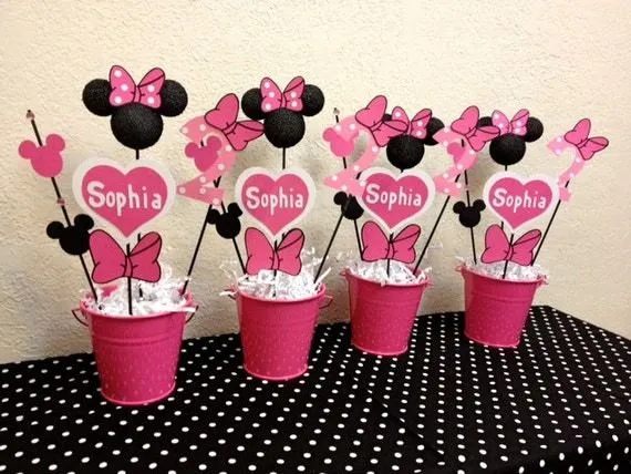 Decoraciónes de cumpleaños minie Mouse - Imagui