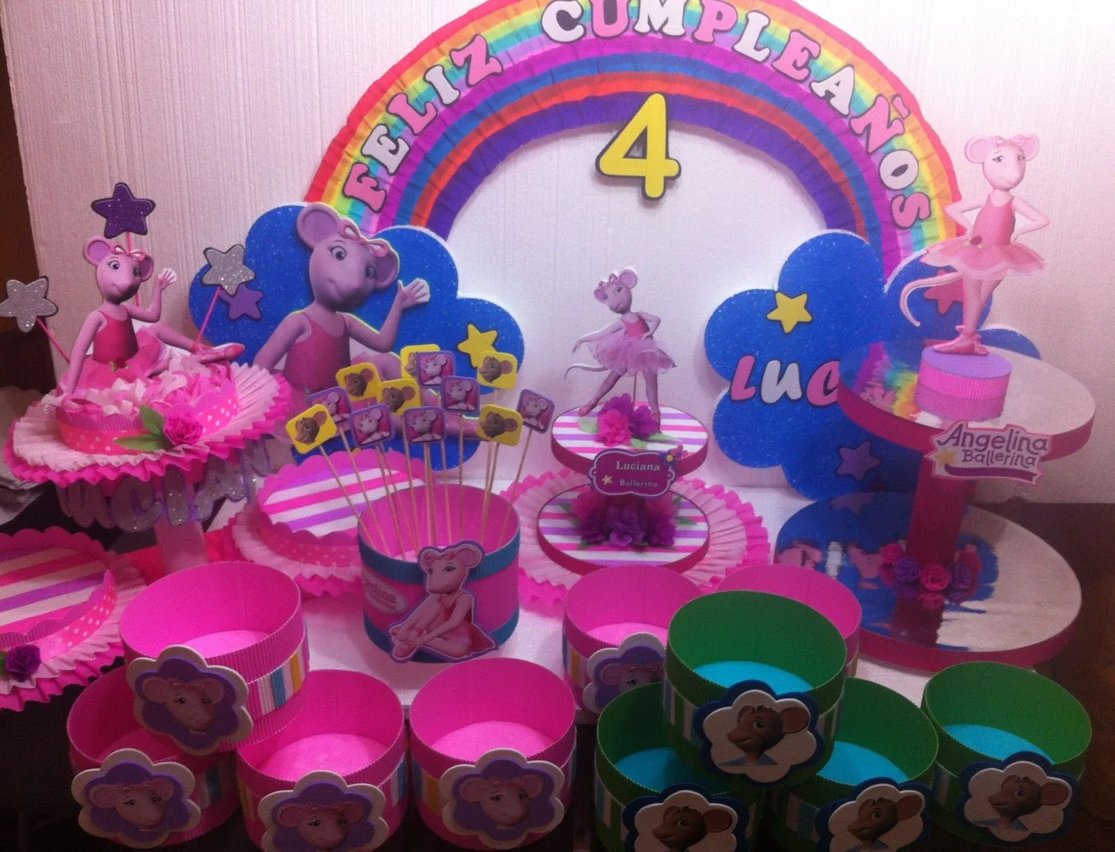 Cumpleaños angelina ballerina - Imagui