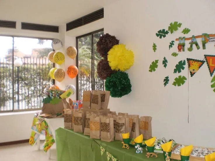 Cumpleaños de animales de la selva | Ideas para las fiestas ... Cumpleaños de animales de la selva | Ideas para las fiestas ...
