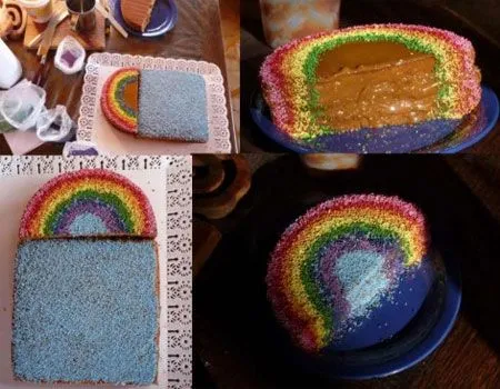 Cumpleaños de un año, un arcoiris de colores y mucha música ... Cumpleaños de un año, un arcoiris de colores y mucha música ...