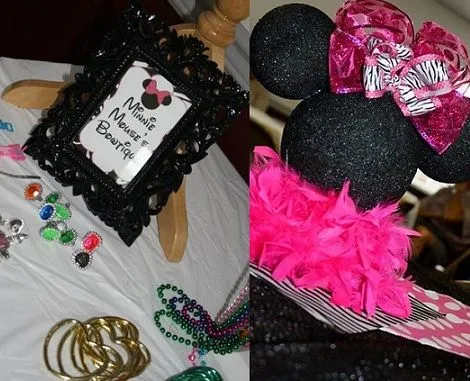 Cumpleaños un año de Minnie Mouse