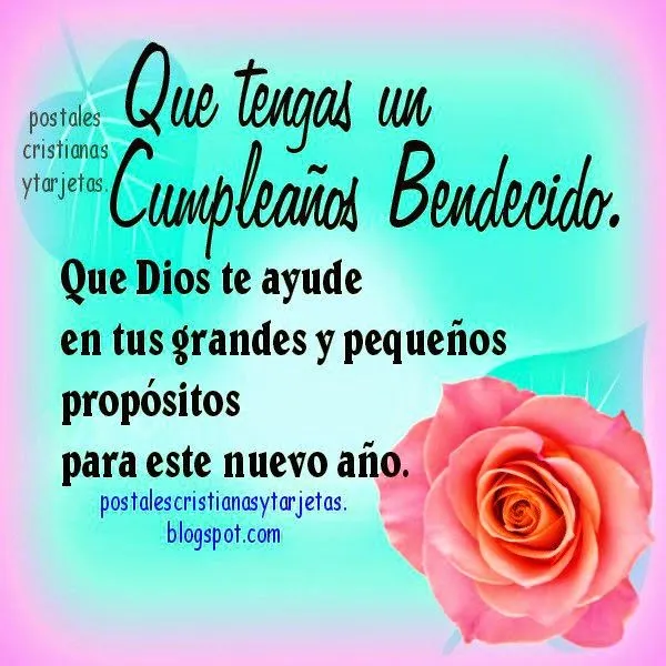 Que Tengas un Cumpleaños Bendecido, Dios te Ayude | Postales ...