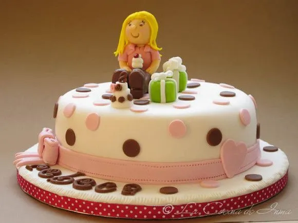 Pastel de cumpleaños para señora - Imagui