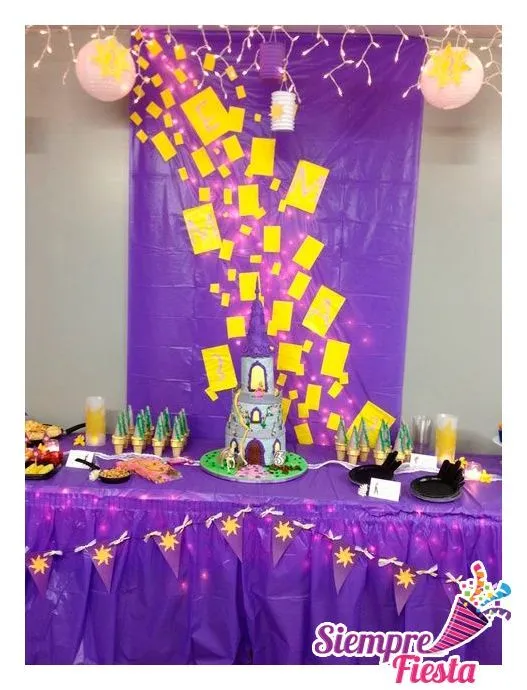 Cumpleaños De Enredados en Pinterest | Fiestas De Sirenita ...