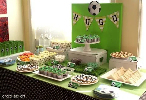 Cumpleaños de futbol para niños