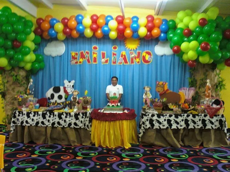 cumpleaños de granja | fiestas para niños | Pinterest