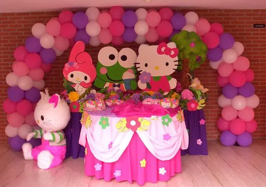 Decoración de fiesta infantil de la Hello Kitty - Imagui Decoración de fiesta infantil de la Hello Kitty - Imagui