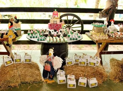 Decoración fiestas infantiles de granja - Imagui