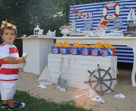 Decoración de fiesta de marinero - Imagui