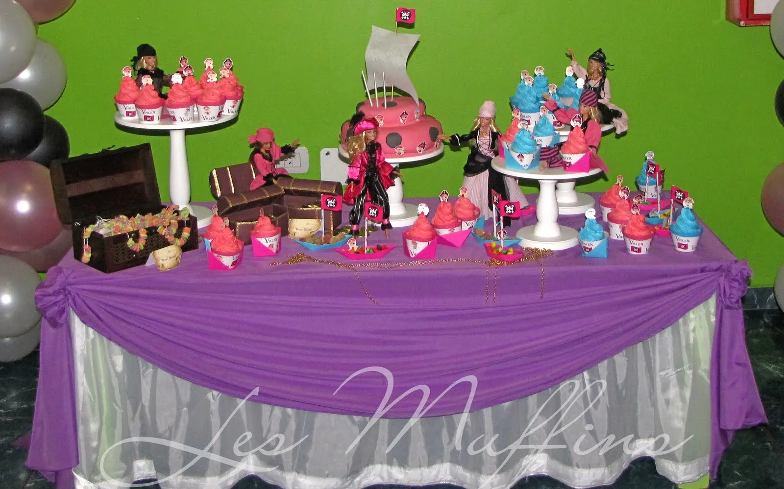 Les Muffins: Cumpleaños Infantiles: Piratas para Valentina!!! Les Muffins: Cumpleaños Infantiles: Piratas para Valentina!!!