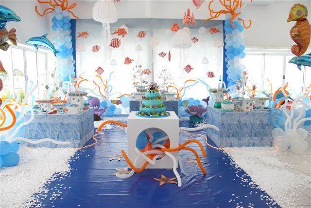 Cumpleaños infantiles de tema Bajo el mar