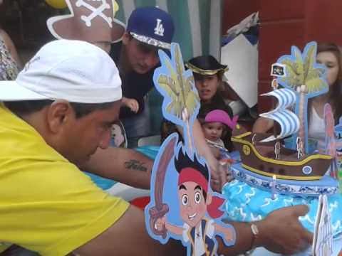 Cumpleaños de Jake y los Piratas de nunca Jamas.. - YouTube