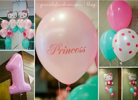 Primer cumpleaños de niña de Hello Kitty