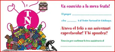 Cumpleaños para niños en el Teatre Nacional de Catalunya de Barcelona