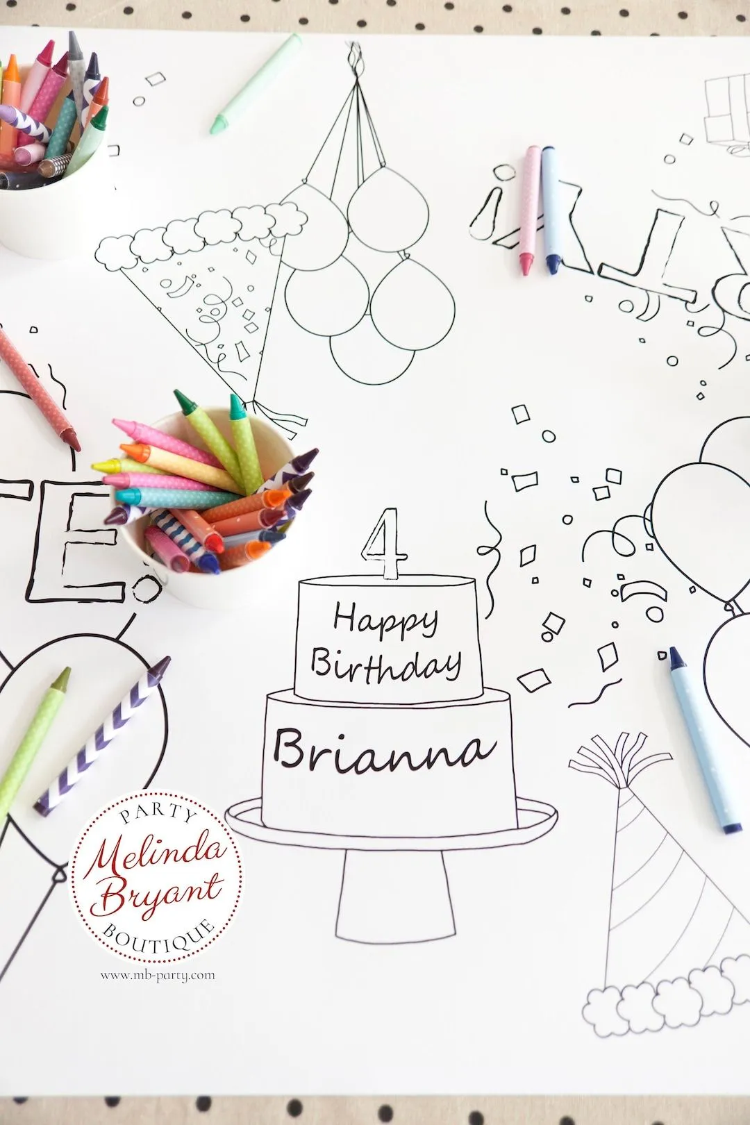 Cumpleaños Página para colorear Camino de mesa Mantel de papel - Etsy México Cumpleaños Página para colorear Camino de mesa Mantel de papel - Etsy México