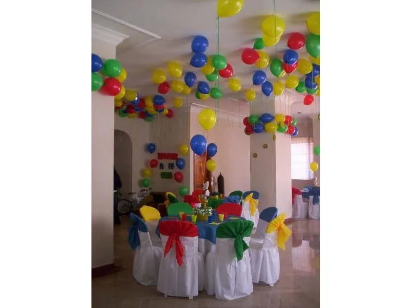 Cumpleaños Party Jump: DECORACIÒN CON GLOBOS Y MÀS...