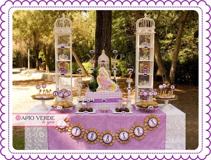 Cumpleaños Rapunzel | CUMPLEAÑOS | Pinterest | Rapunzel