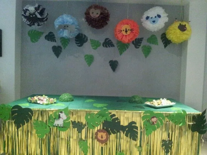 jungle party ideas cumpleaños selva | Diy | Pinterest
