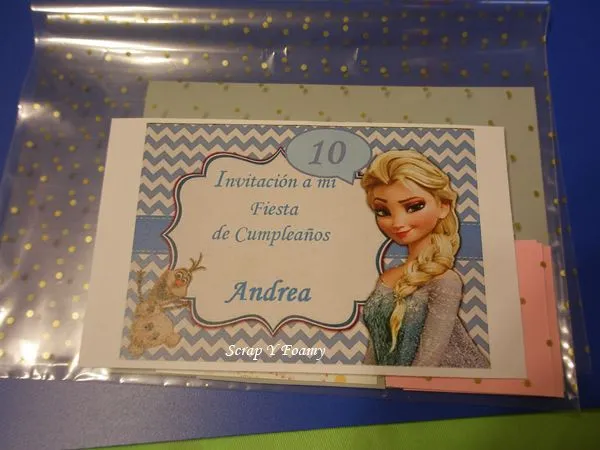 Cumpleaños con temática Frozen. | Scrap Y Foamy