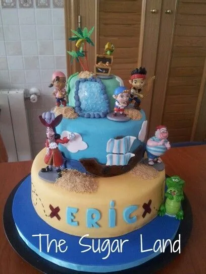 Tarta Jake y los piratas nunca jamás. Neverland pirates cake ...