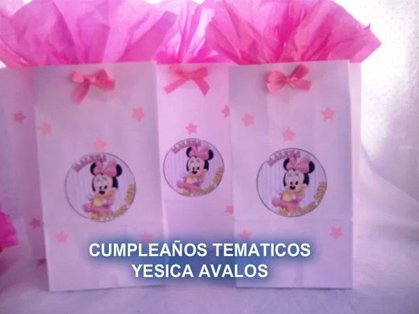 Cumpleaños temáticos: cumple tematico DE MINNIE bebe