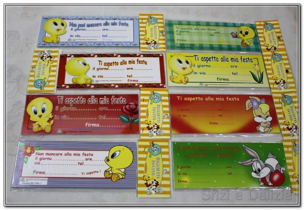 Tarjetas de cumpleaños de los looney tunes bebés - Imagui