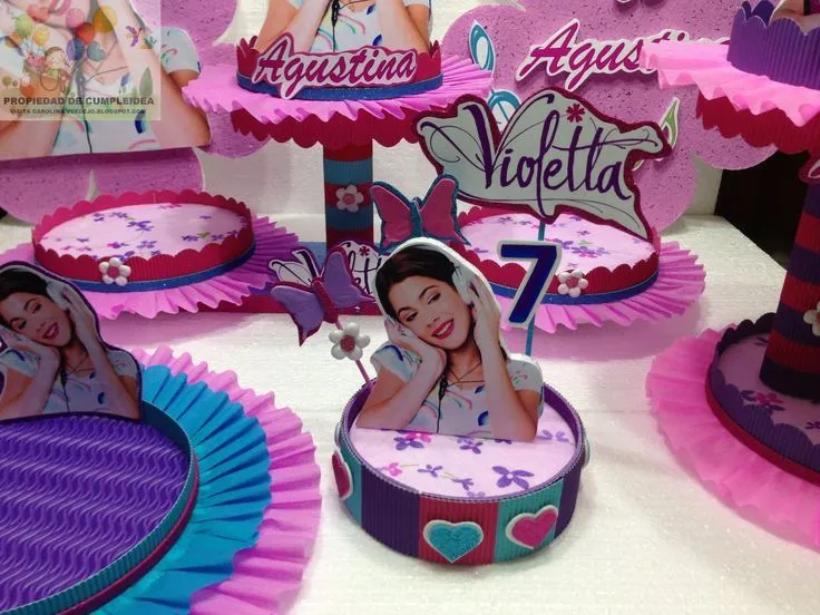 centro de mesa infantil de violetta - Buscar con Google ... centro de mesa infantil de violetta - Buscar con Google ...