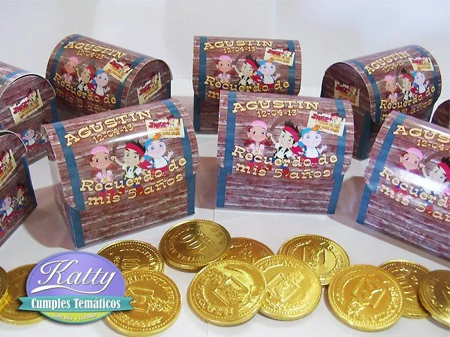 Cumples temáticos: Souvenir de Jake y los piratas de nunca jamás !!! Cumples temáticos: Souvenir de Jake y los piratas de nunca jamás !!!