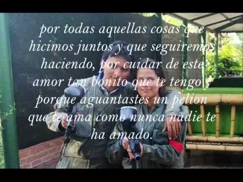 hoy cumplimos un año de estar juntos "Diego y Marcela" - YouTube hoy cumplimos un año de estar juntos "Diego y Marcela" - YouTube
