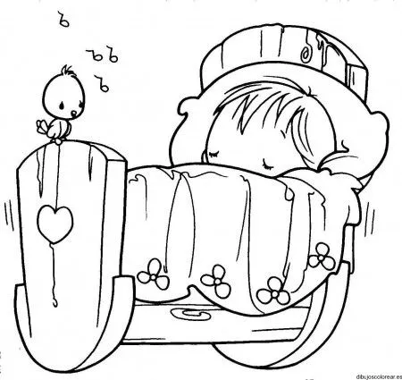 niÃ'os durmiendo Colouring Pages