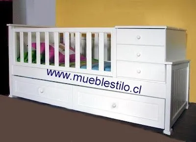 cuna bebe
montada en cama de una plaza 200x96
estructurada  en Madera nativa
incluida las barandas de madera NO trupan
distancia entre barrotes 8 CMS y menos
cajonera inferior, o cama nido a eleccion
acabado a convenir, pinturas ecológicas