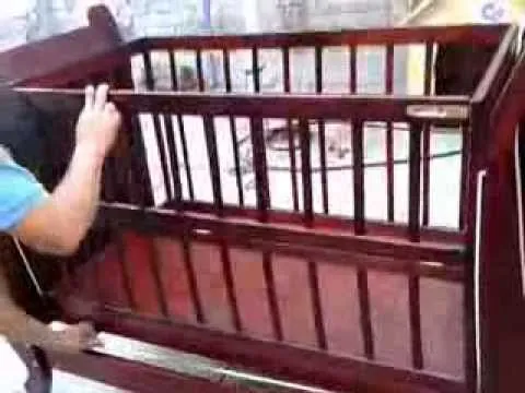Como hacer una cuna de madera con medidas - YouTube